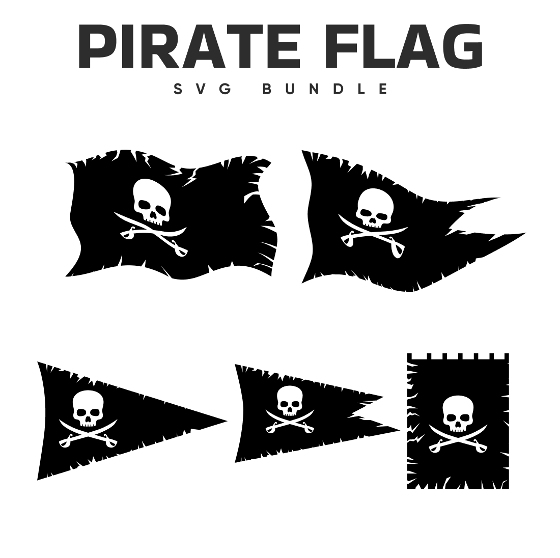 Prints of pirate flag svg bundle.