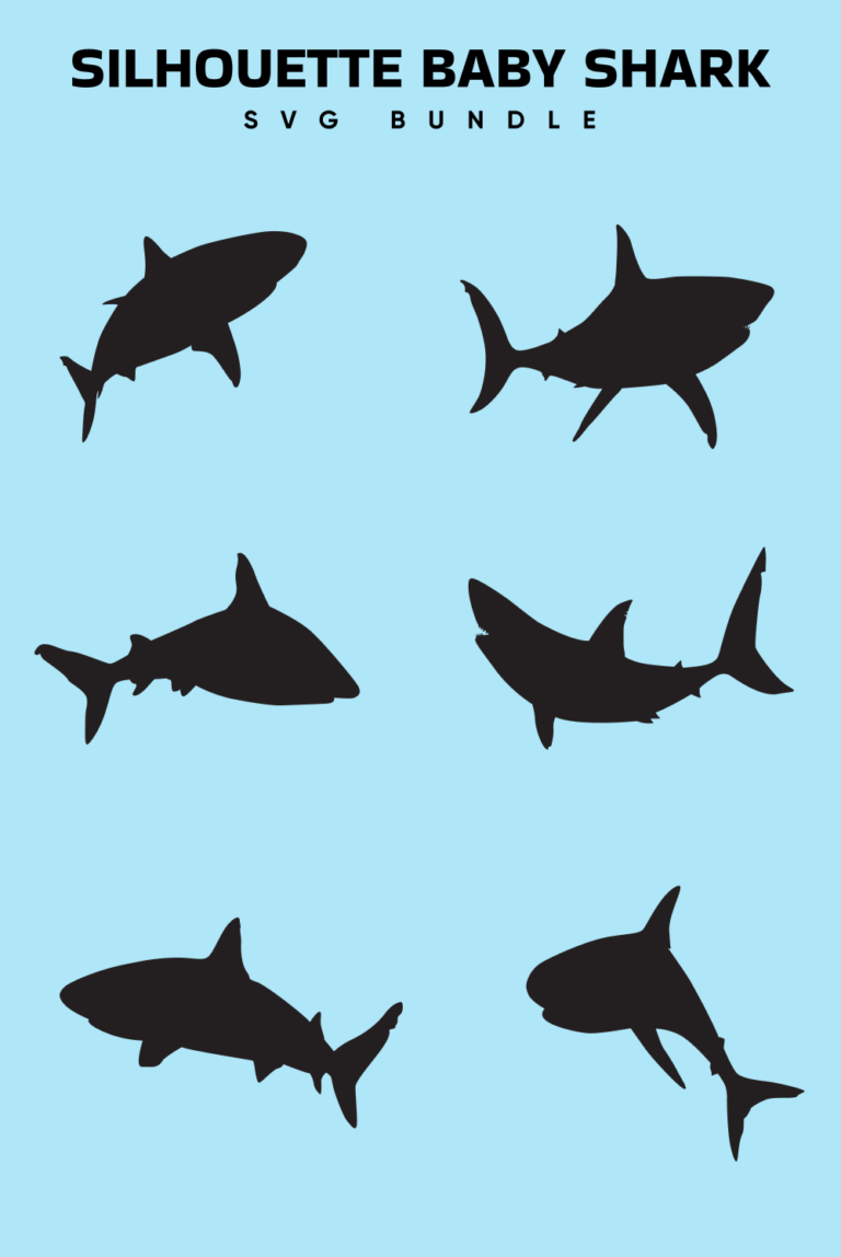 Silhouette Baby Shark SVG – …