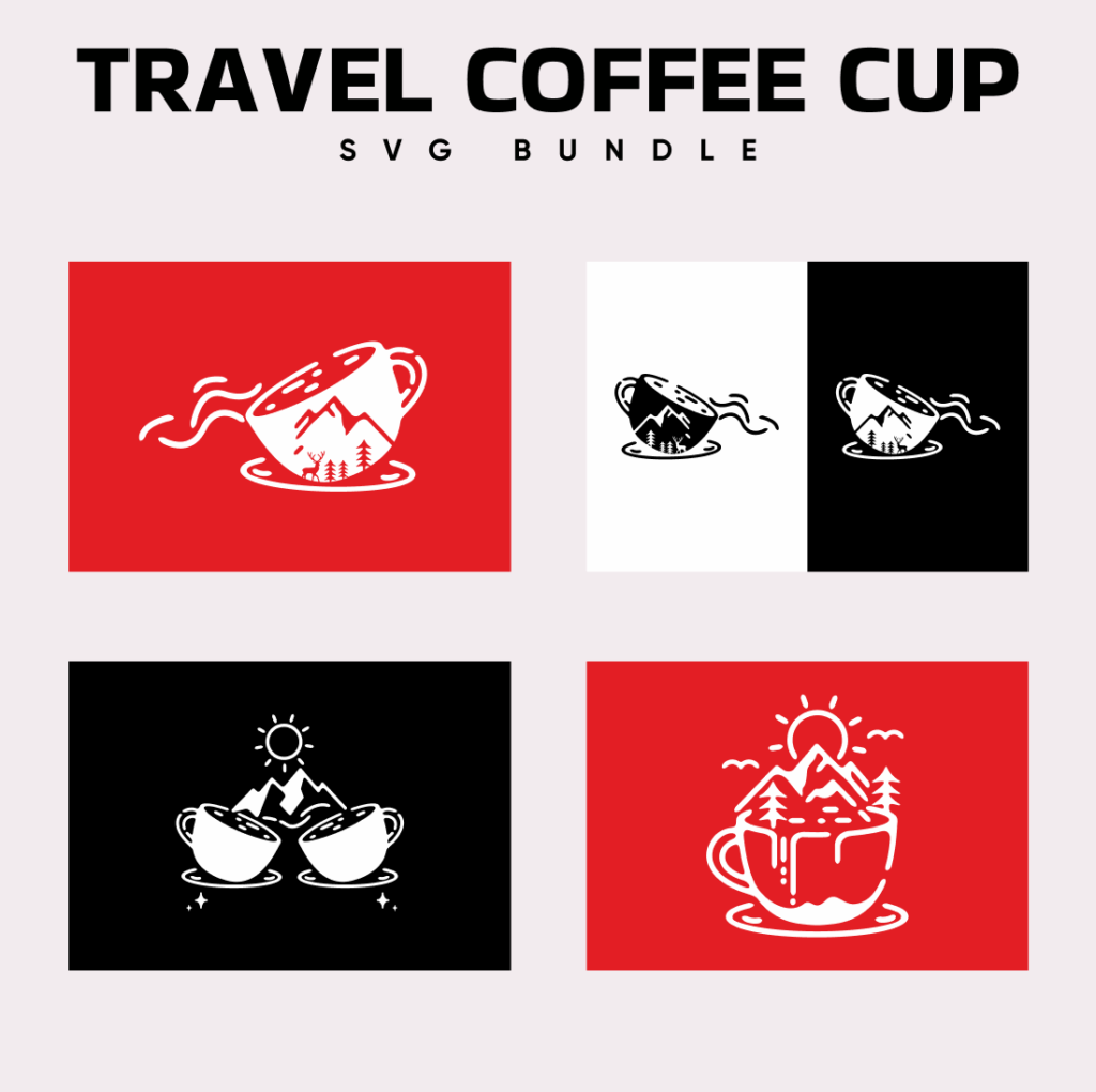 Travel Coffee Cup Svg Masterbundles