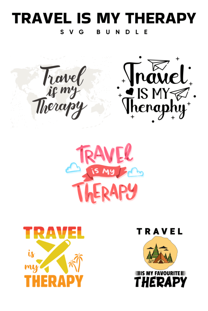 Travel is My Therapy SVG – MasterBundles
