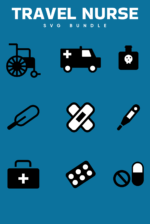 travel nurse icons