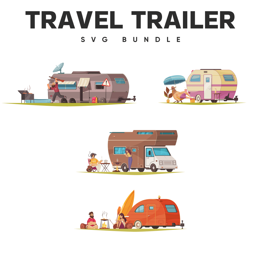 Travel trailer for family and personal vacations.