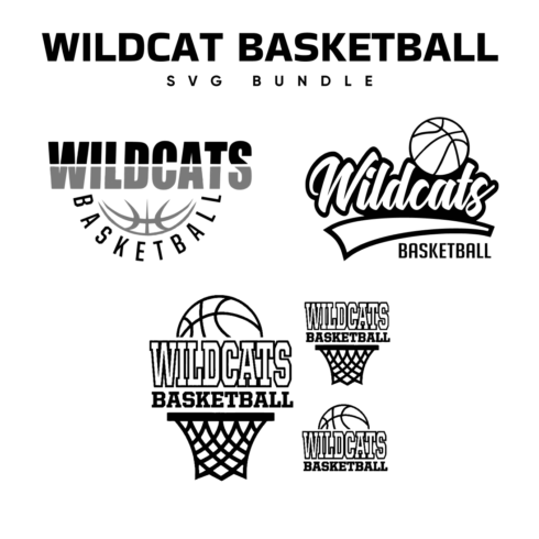 Wildcat Basketball SVG Bundle.