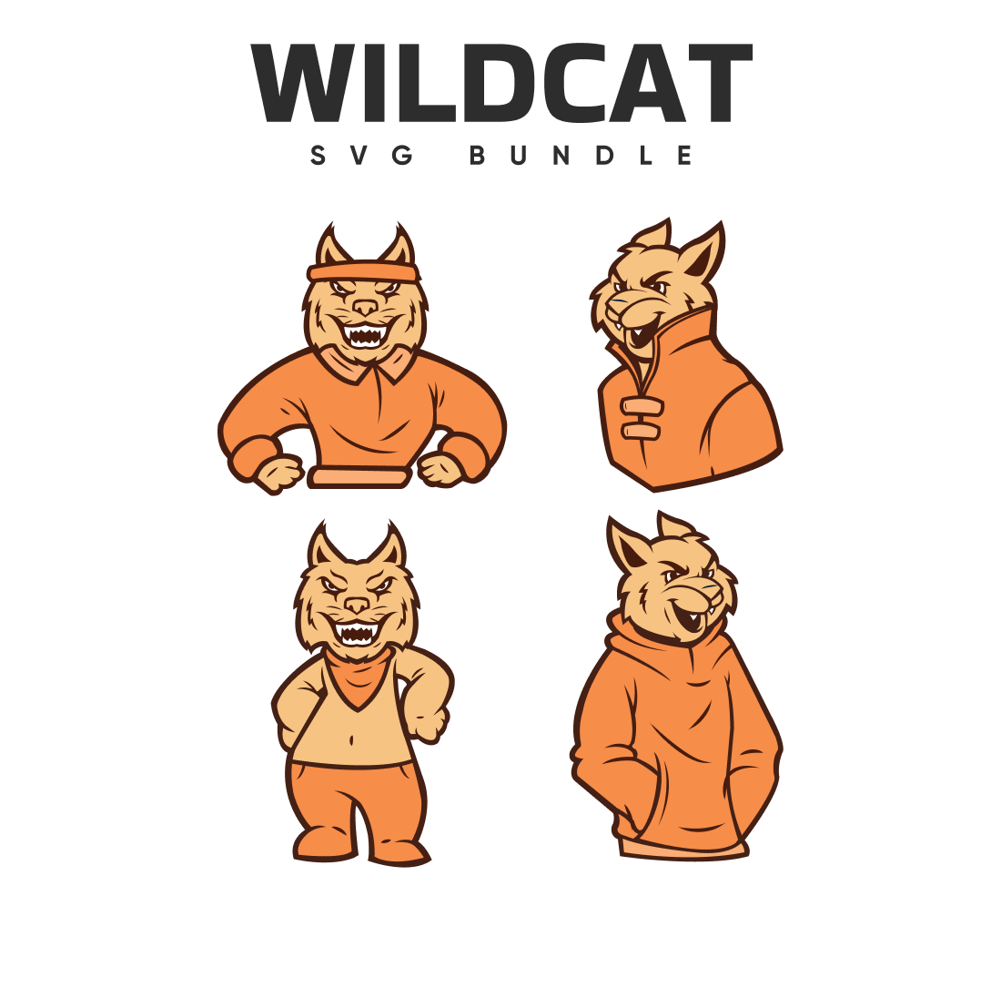 Wildcat Print SVG