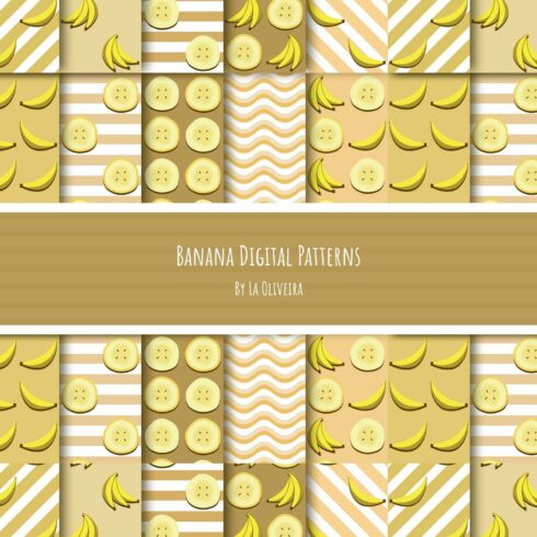 Banana Digital Patterns.