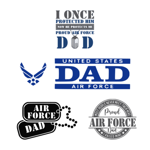 4 Air Force Dad SVG Designs | Master Bundles