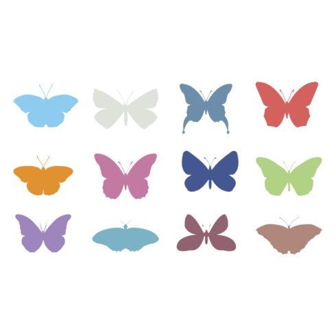 12 Simple Butterfly SVG Files | Master Bundles