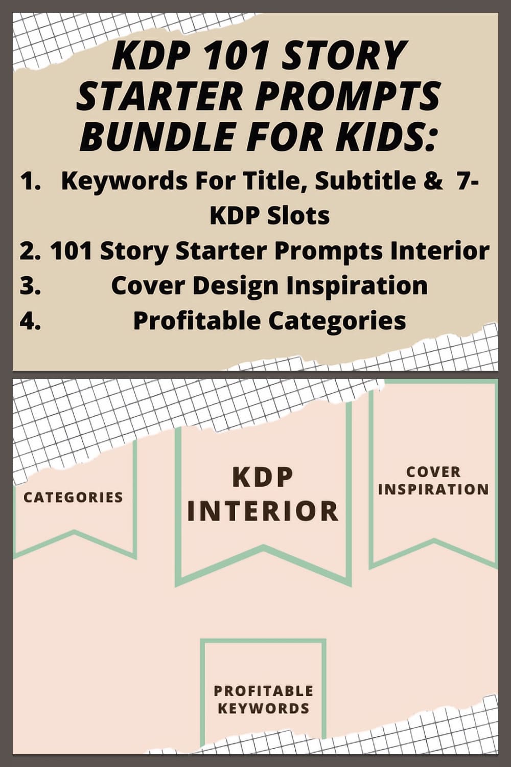 Inscription: KDP 101 Story Starter Prompts Bundle for Kids.