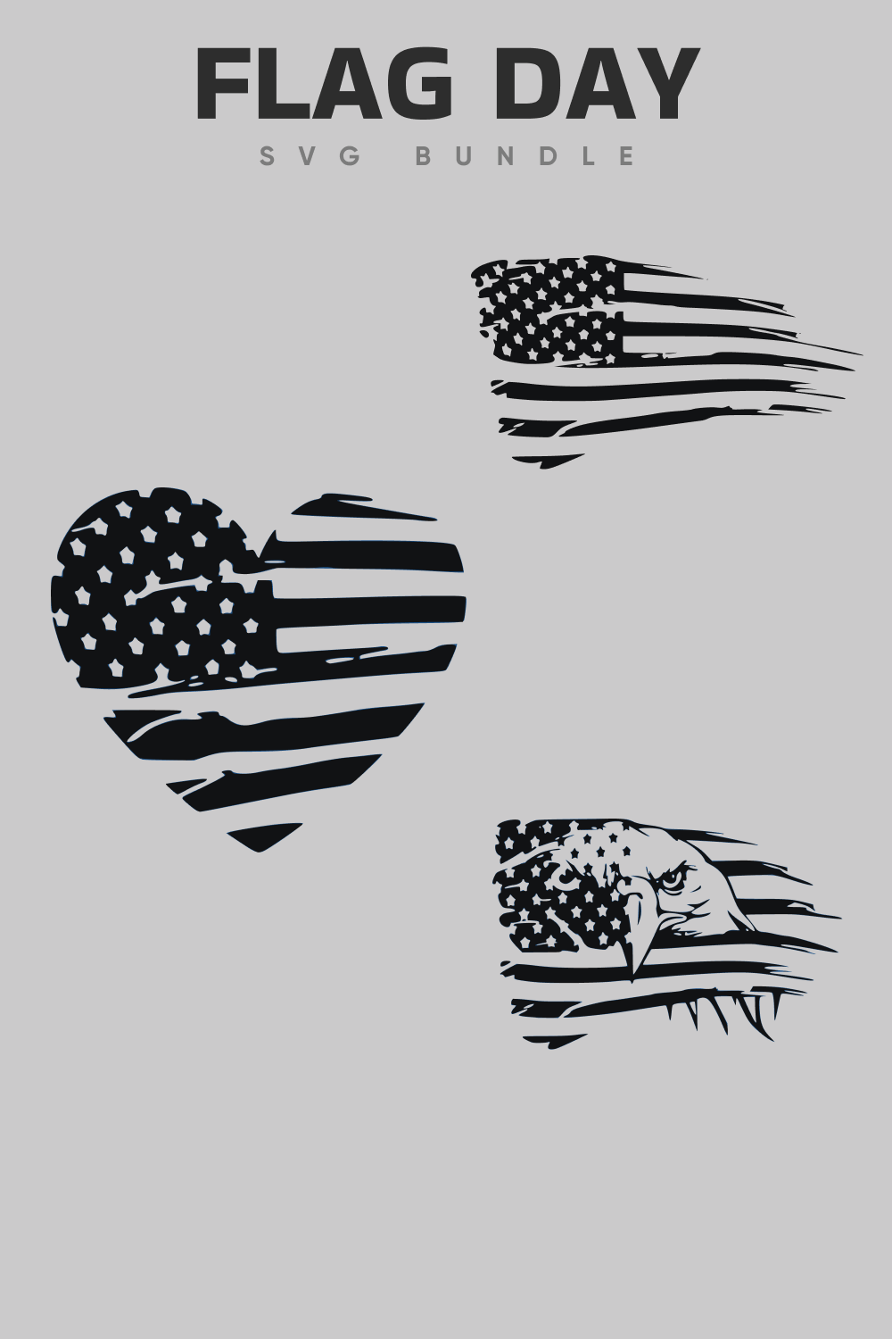 Image of the flag in black and white.