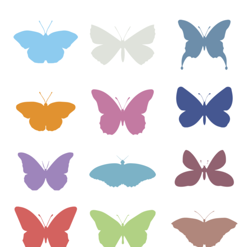 12 Simple Butterfly SVG Files | Master Bundles