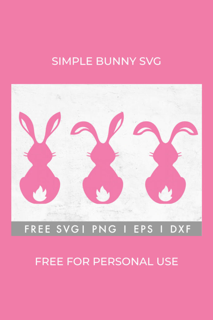 FREE Simple Bunny SVG – MasterBundles