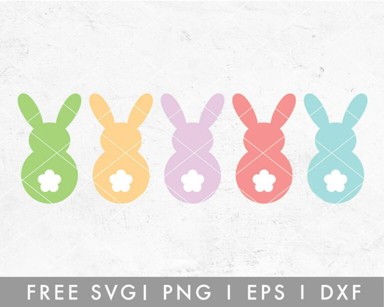 FREE Simple Easter Bunny SVG – MasterBundles