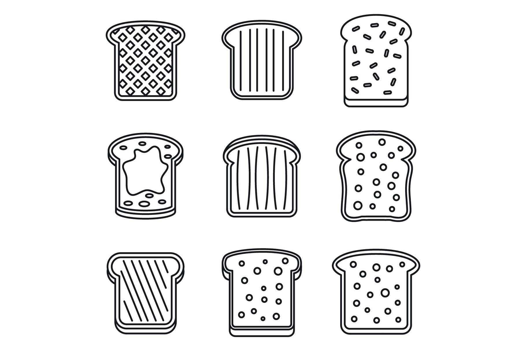 Beautiful images of toasts in black and white.