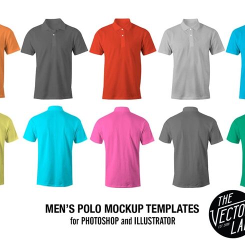 Men's Polo Shirt Mockup Templates | Master Bundles