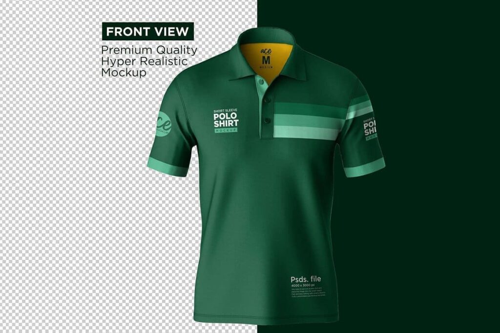 Mockup T-Shirt Polo – MasterBundles