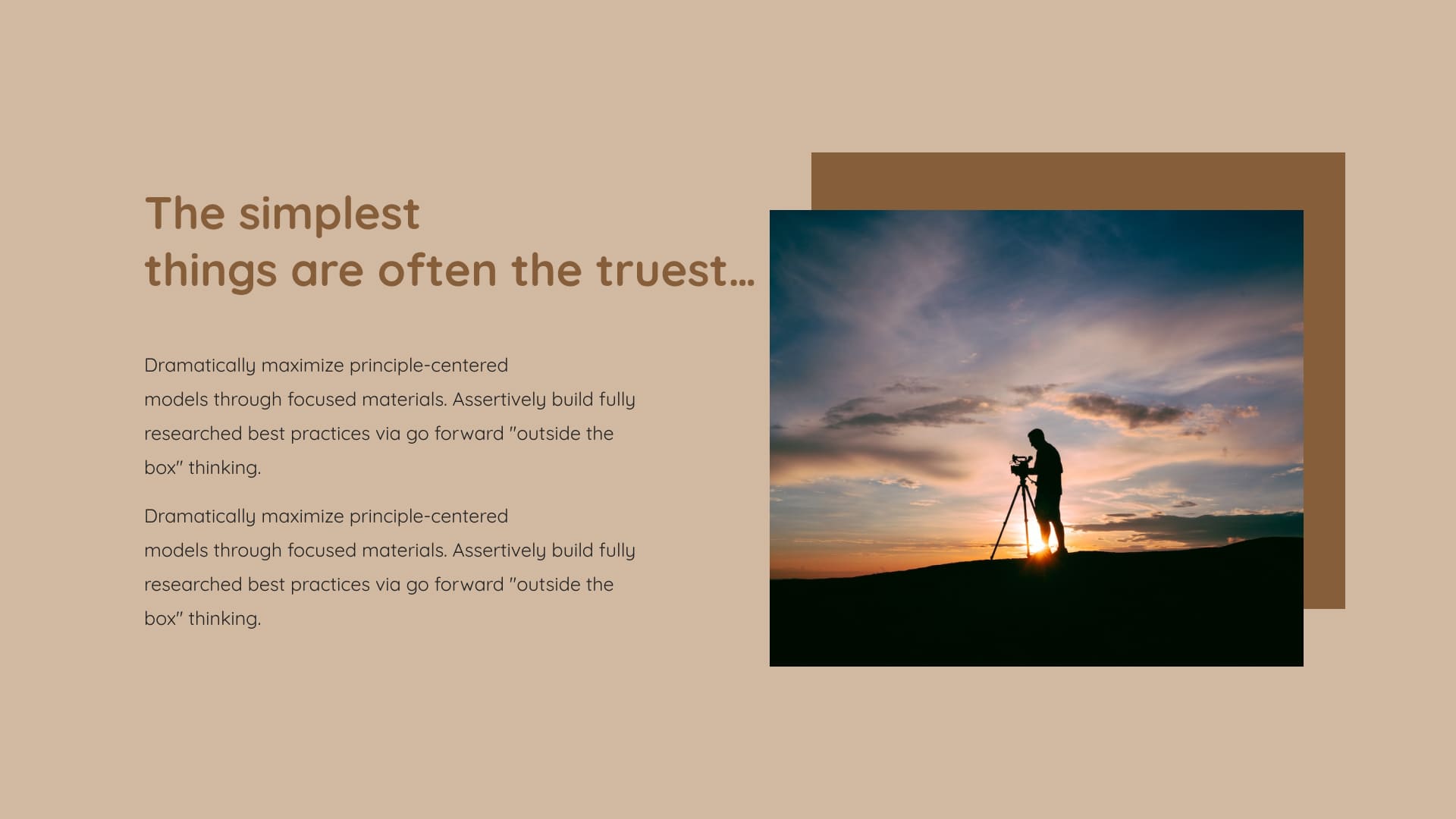 Free Photography Powerpoint Template Preview.