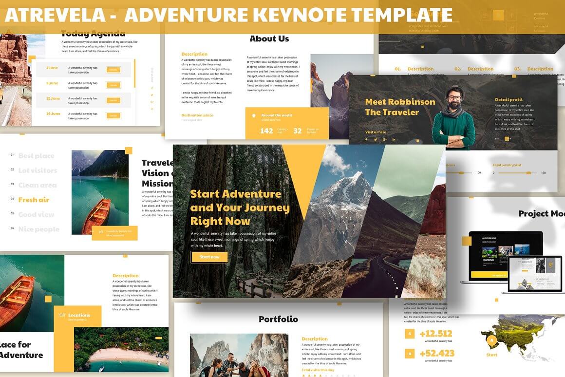 Portfolio of Atravela - Adventure Keynote.