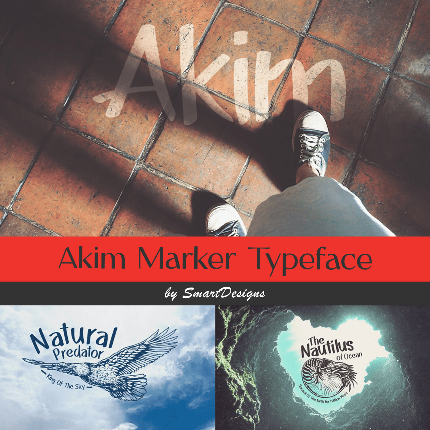 Prints of akim marker typeface.