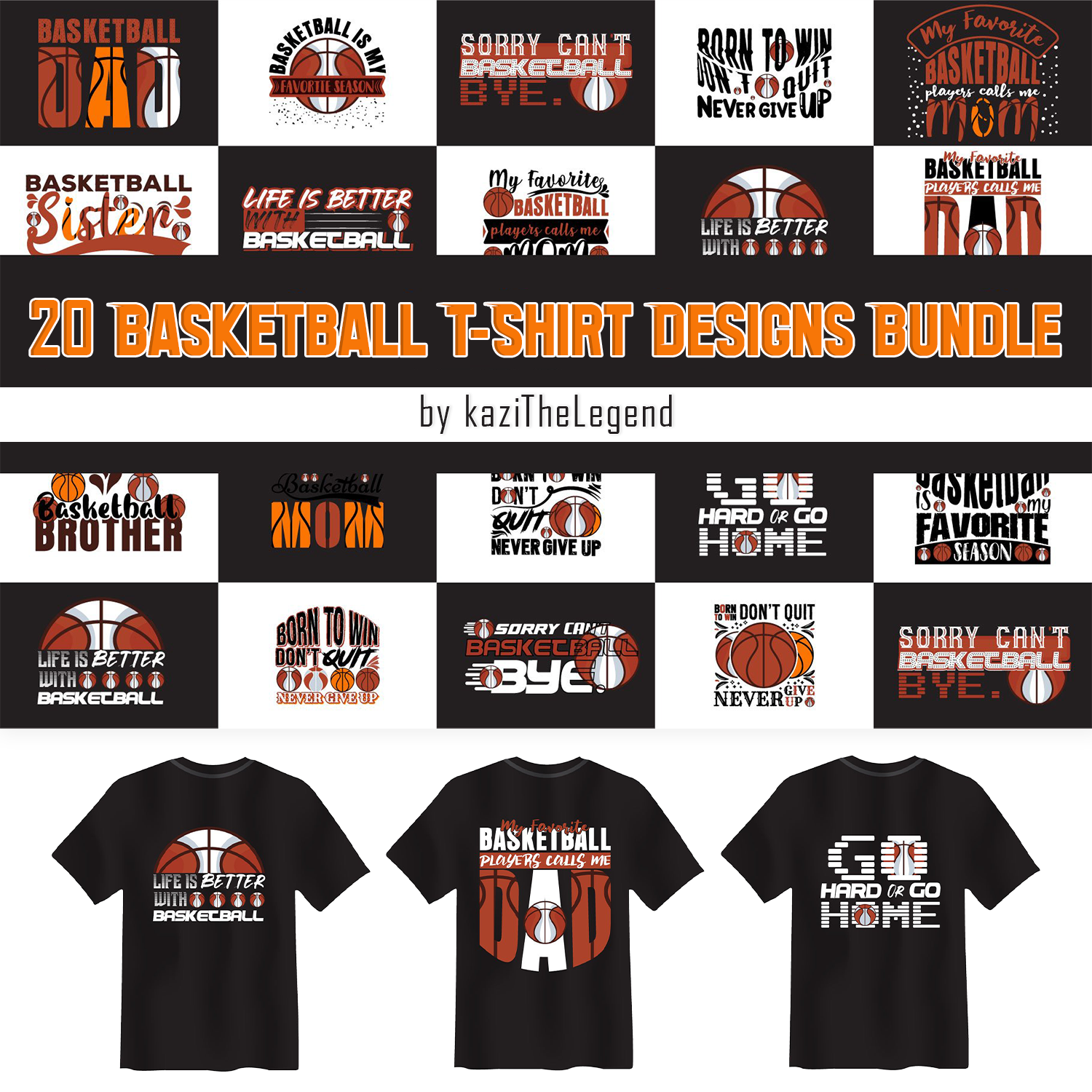 20 Basketball Designs Bundle MasterBundles