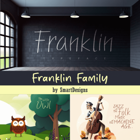 Prints of franklin family.