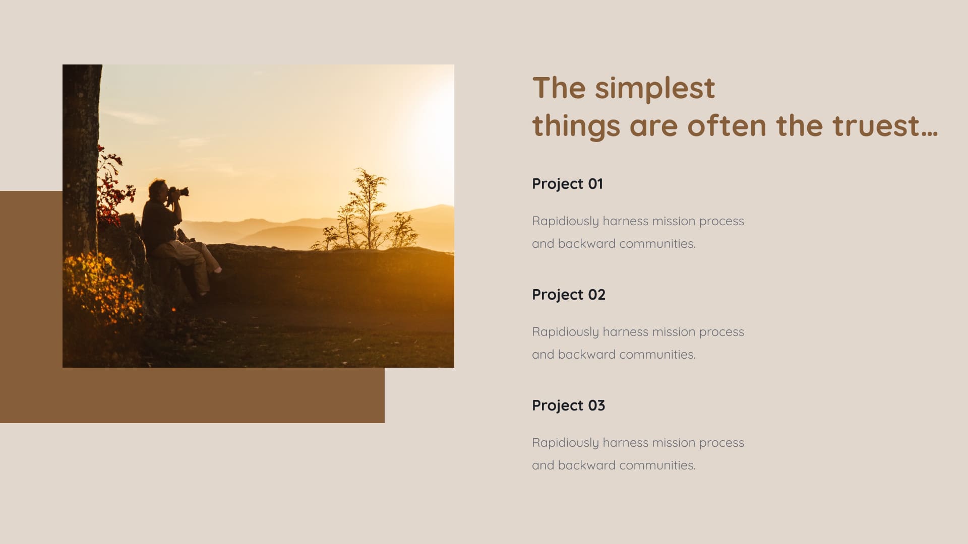 Free Photography Powerpoint Template Preview.