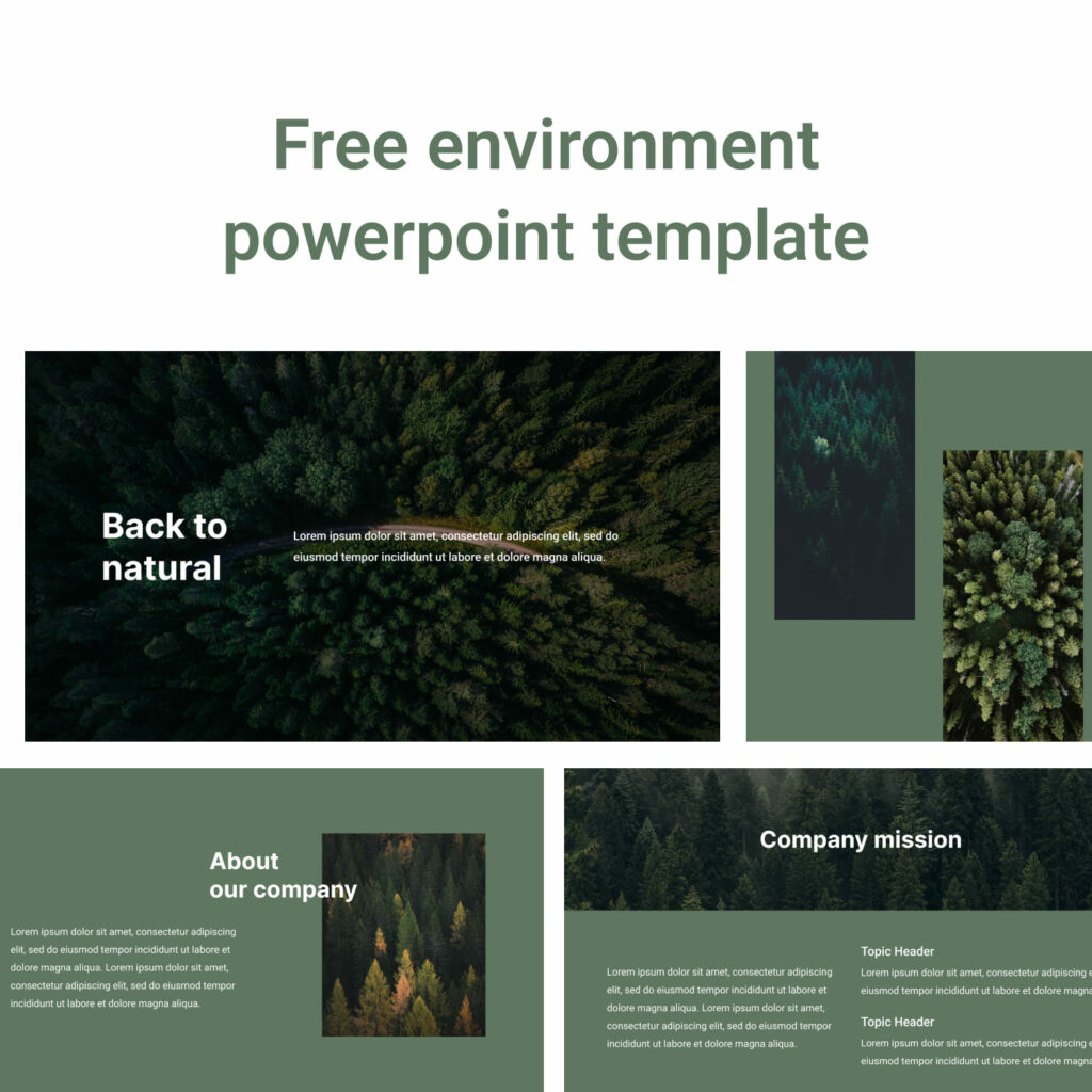 Free Environment Powerpoint Template – MasterBundles