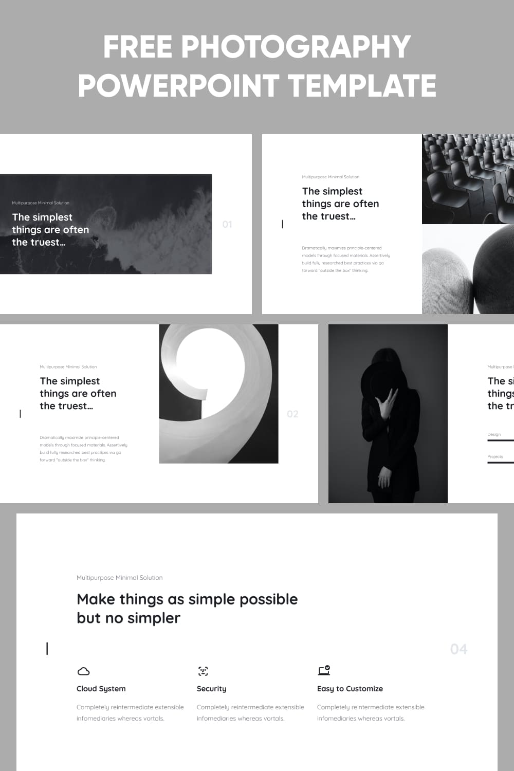 Free Photography Powerpoint Template Pinterest.