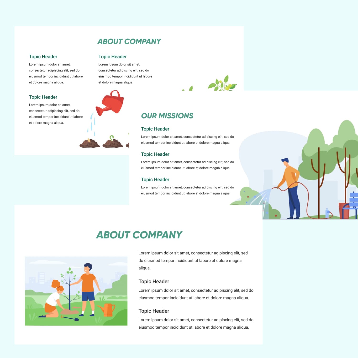 Free Environment Powerpoint Presentation For Kids Cover.