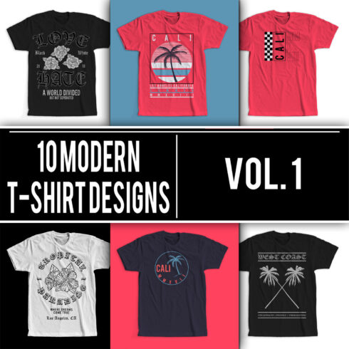 Prints of modern t shirt designs vol 1.