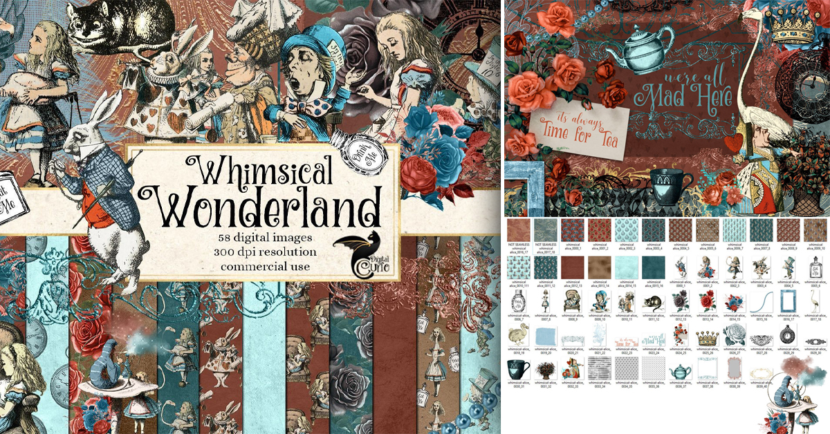 Wonderland Tea Party Graphic by DIPA Graphics · Creative Fabrica
