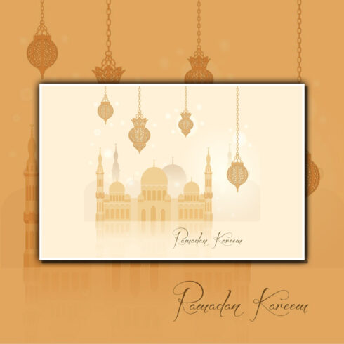 Prints of beautiful ramadan kareem background.