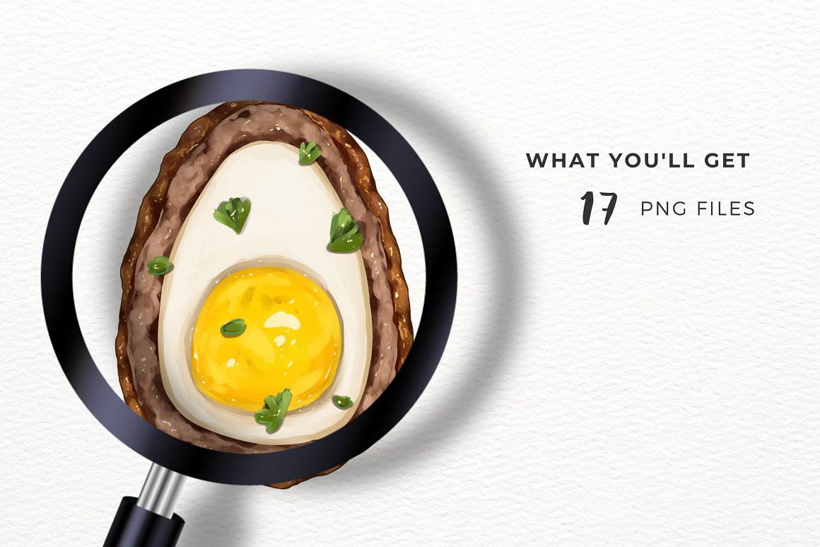 A wonderful breakfast egg in bread in a pan.