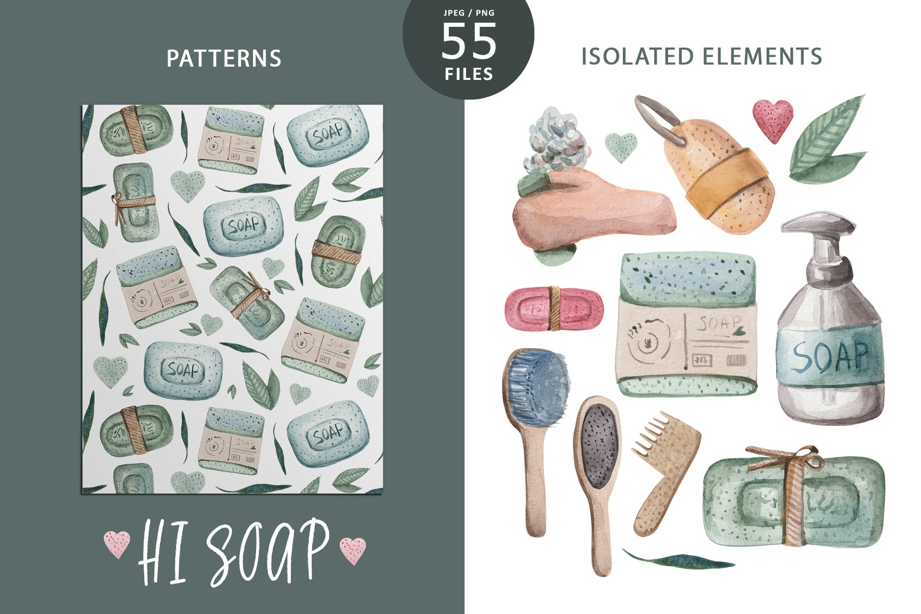Soap, combs, slippers and more.