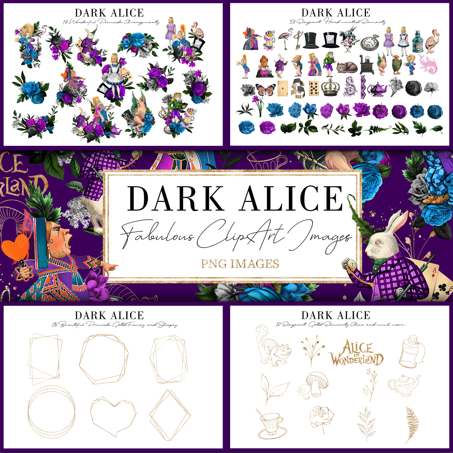 Prints of dark alice alice in wonderland.