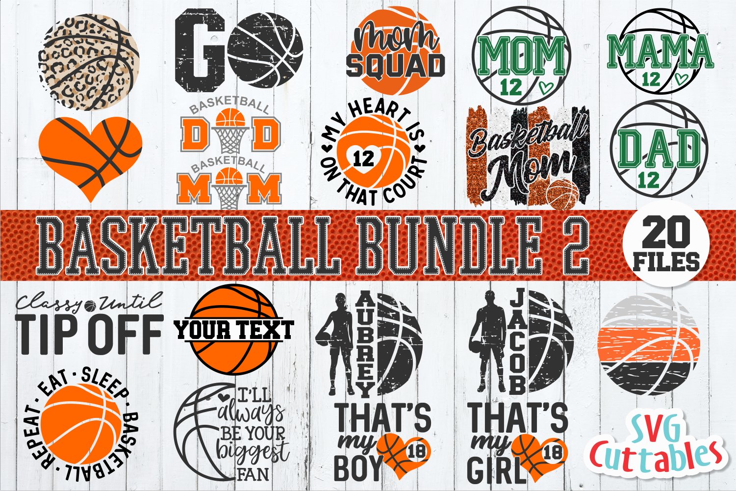 Various basketball logos.
