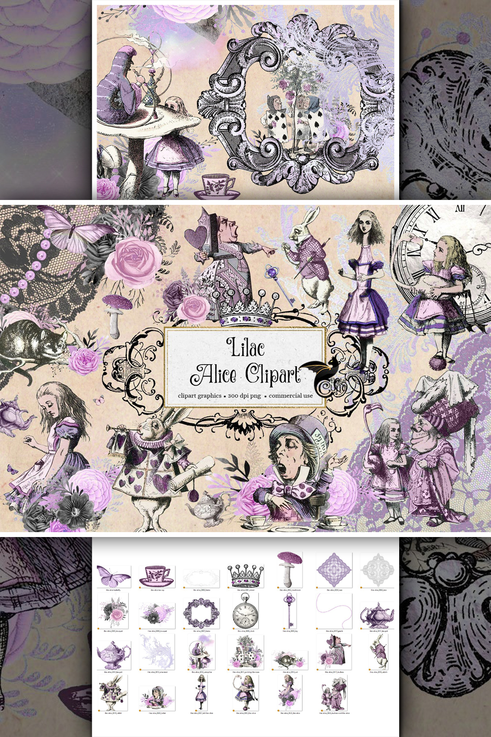 Lilac alice in wonderland graphics of pinterest.