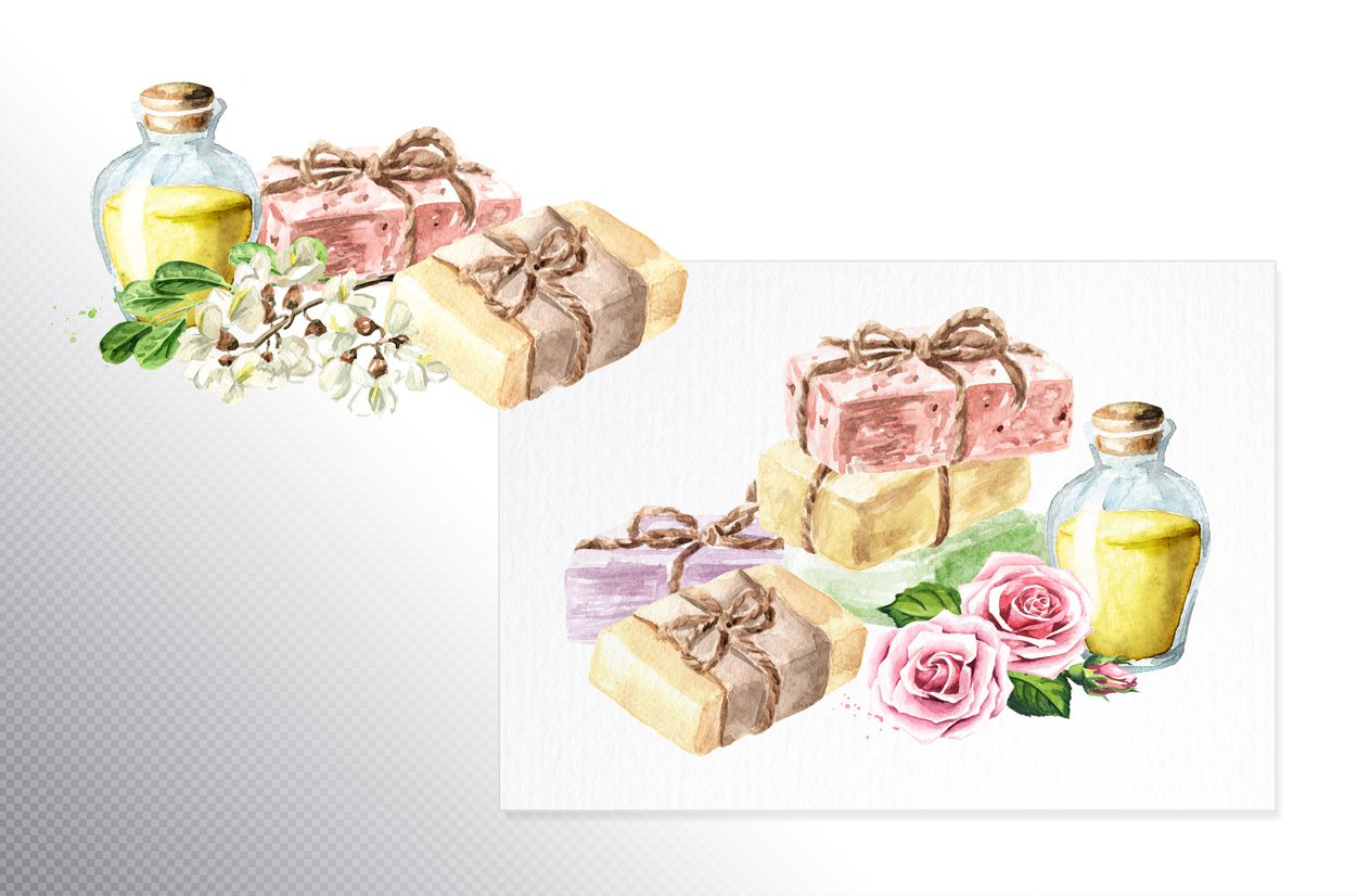 Roses and other color soaps.