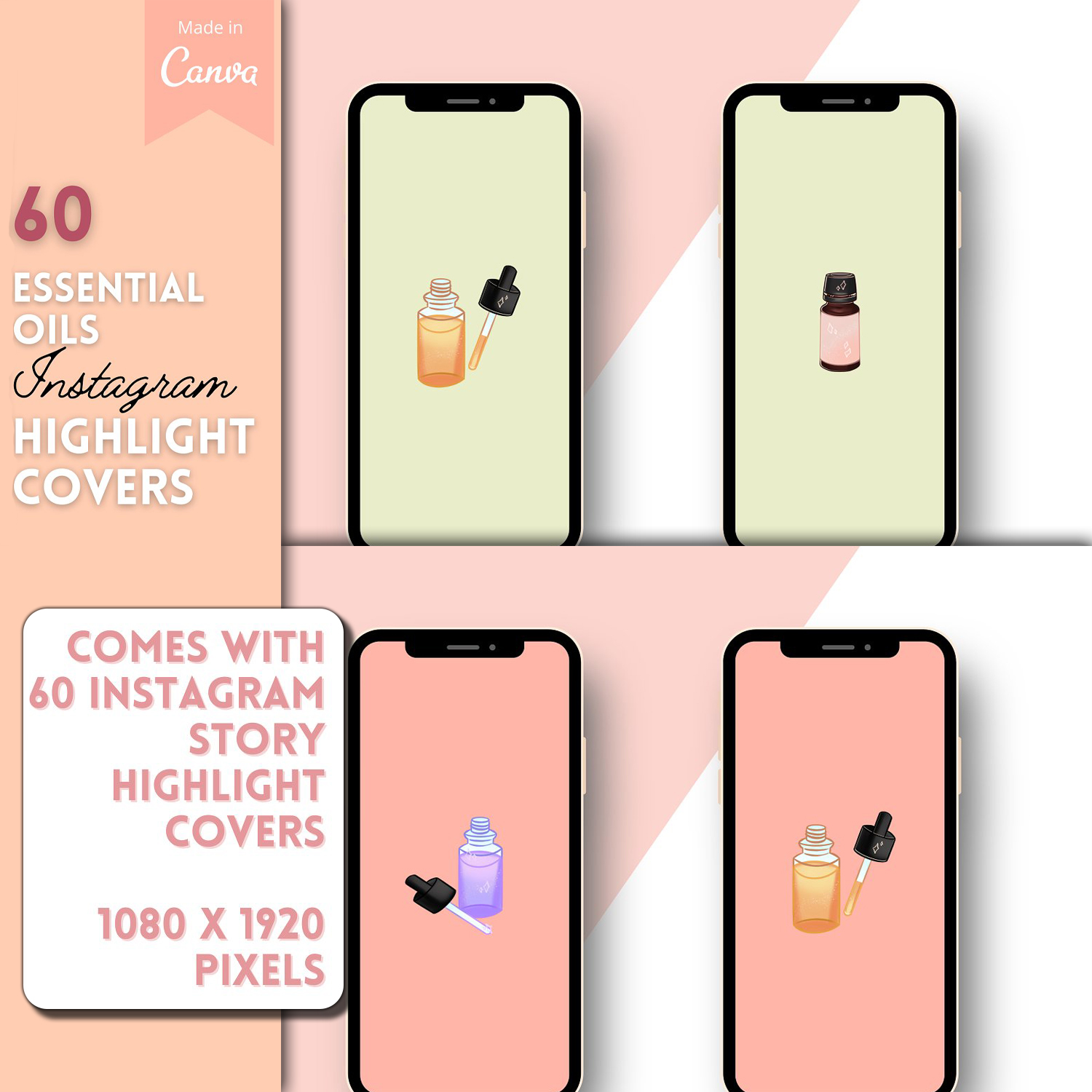 Preview essential oils ig highlight covers.