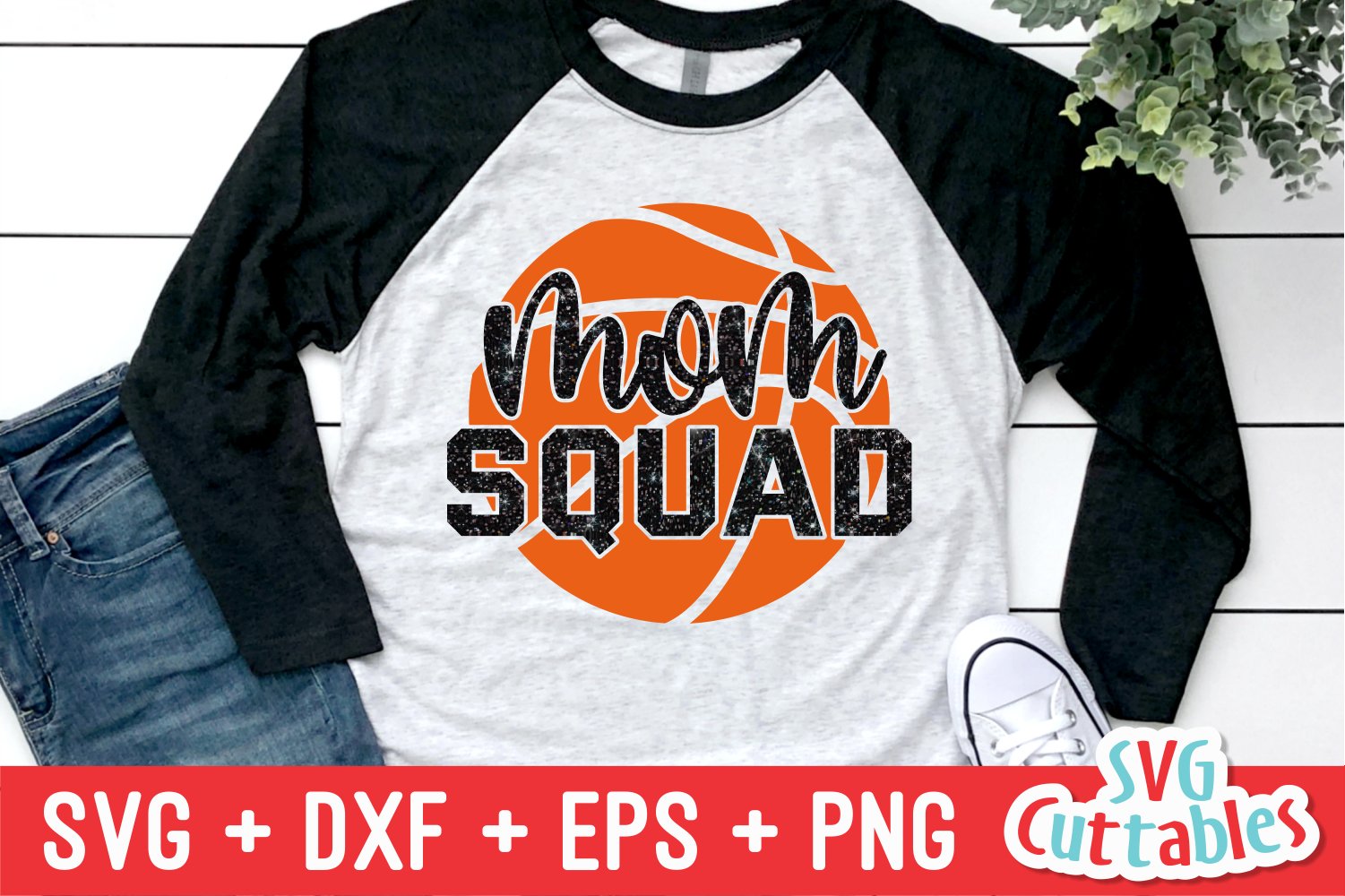 Basketball Mom SVG Shirt with PNG, DXF, EPS