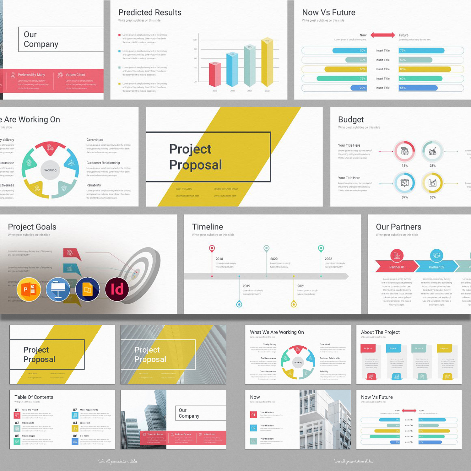 Prints of project proposal template.