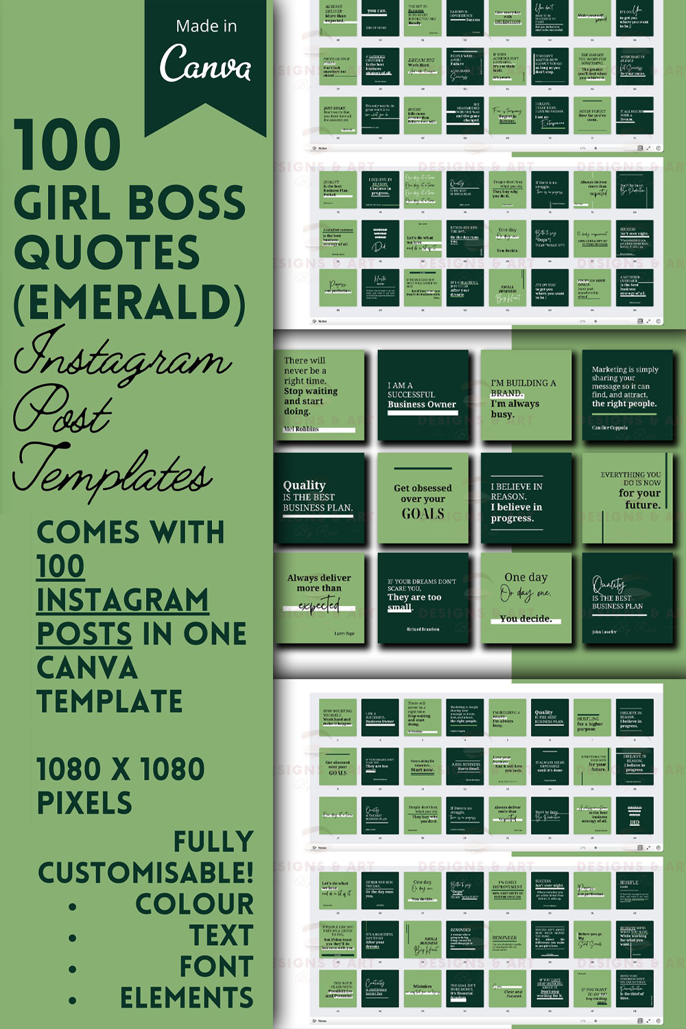 Emerald green ig quote templates of pinterest.