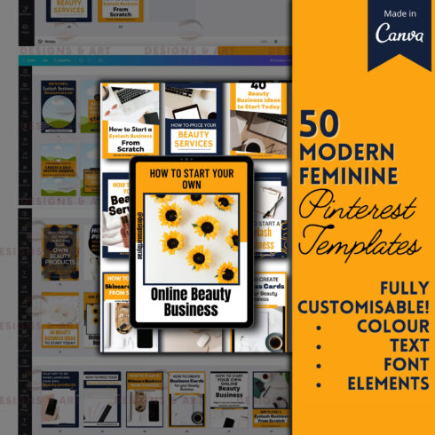 Prints of 50 modern pinterest templates.