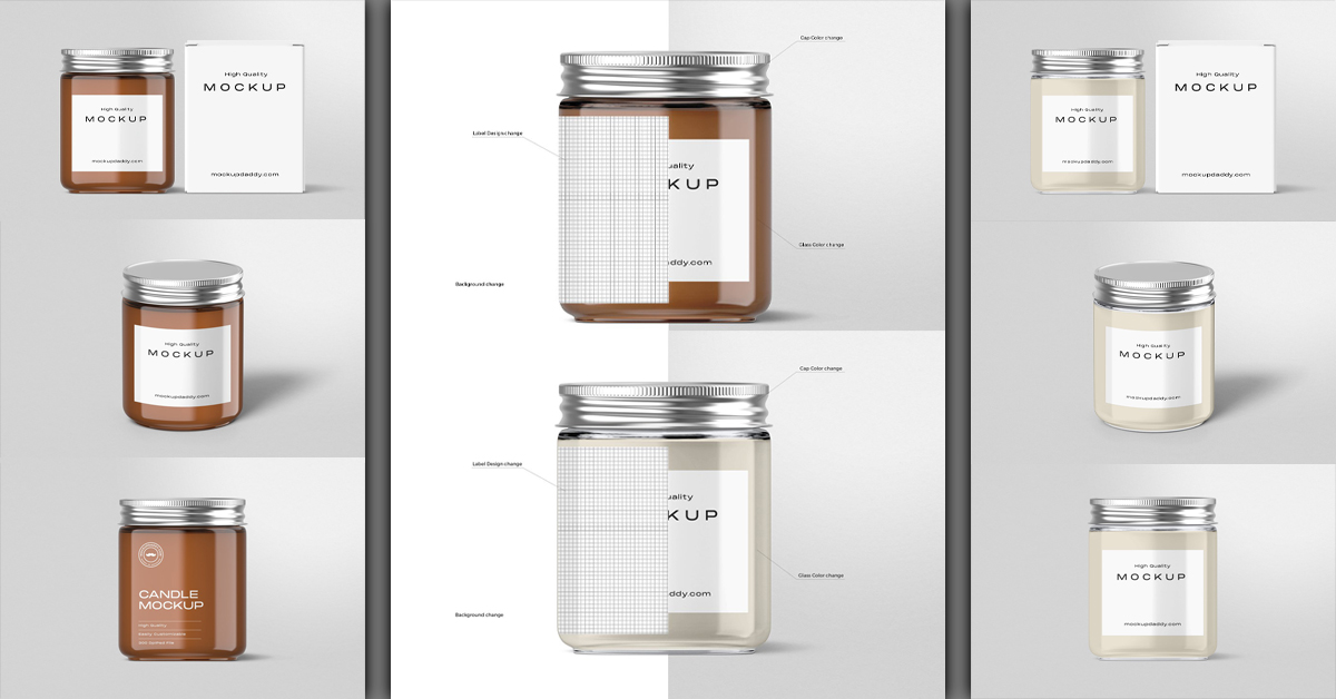 Candle mockup for facebook.