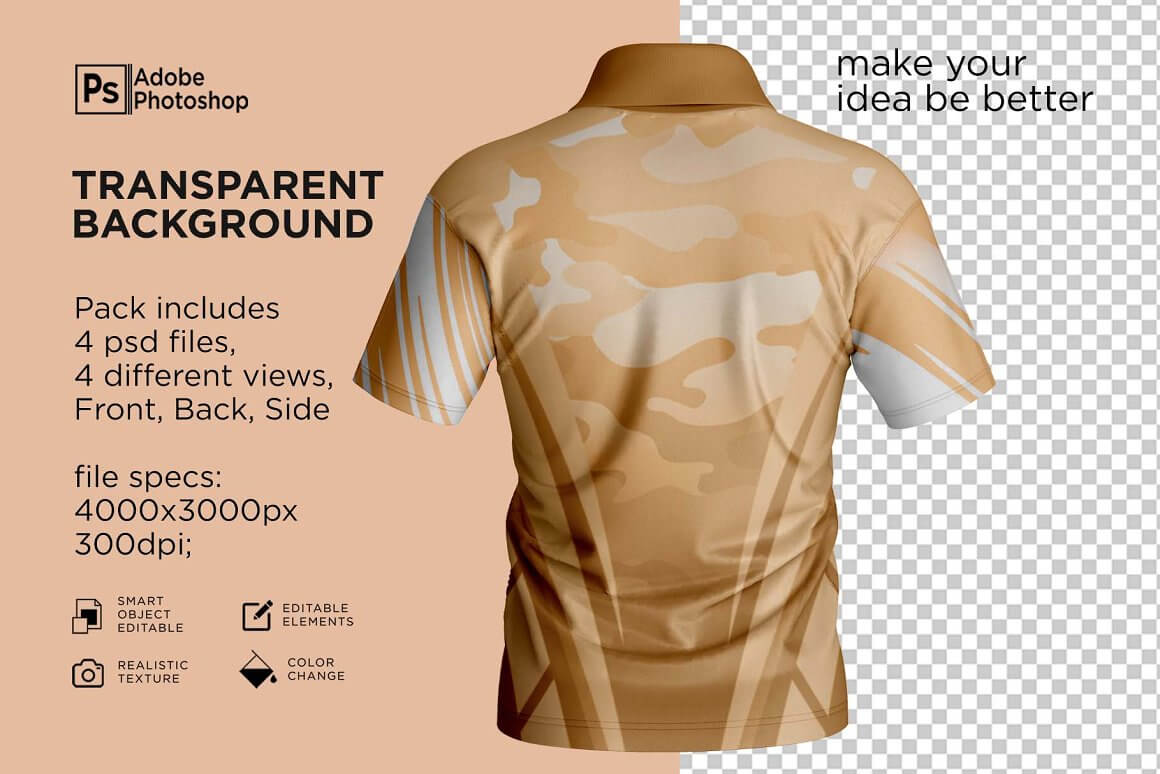 A sand t-shirt is drawn on a transparent background.