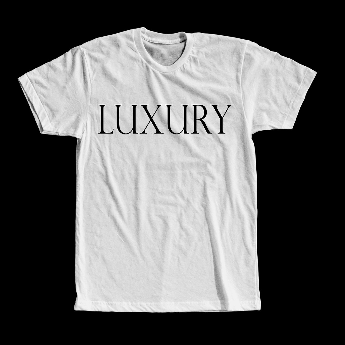 White luxury t-shirt.