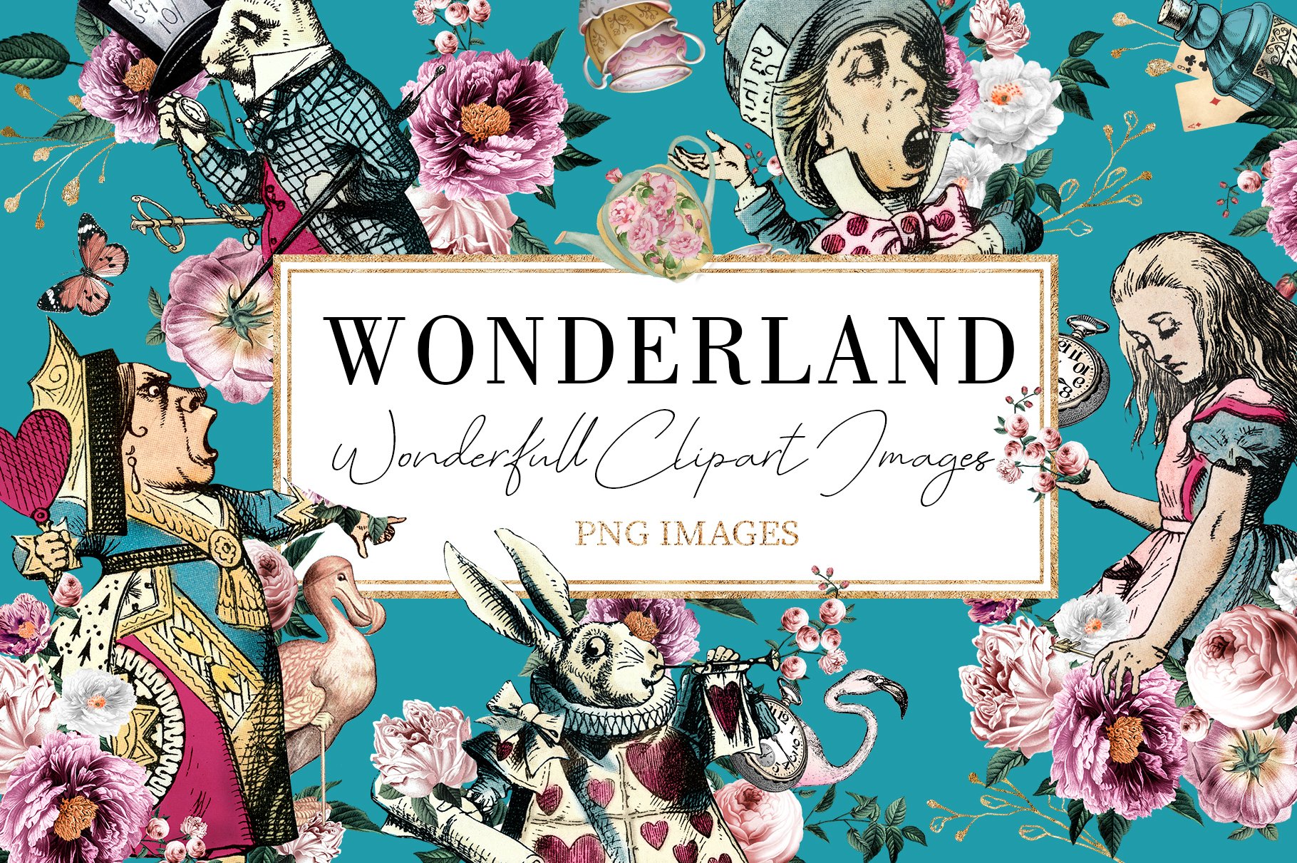 Images on the theme of Wonderland.