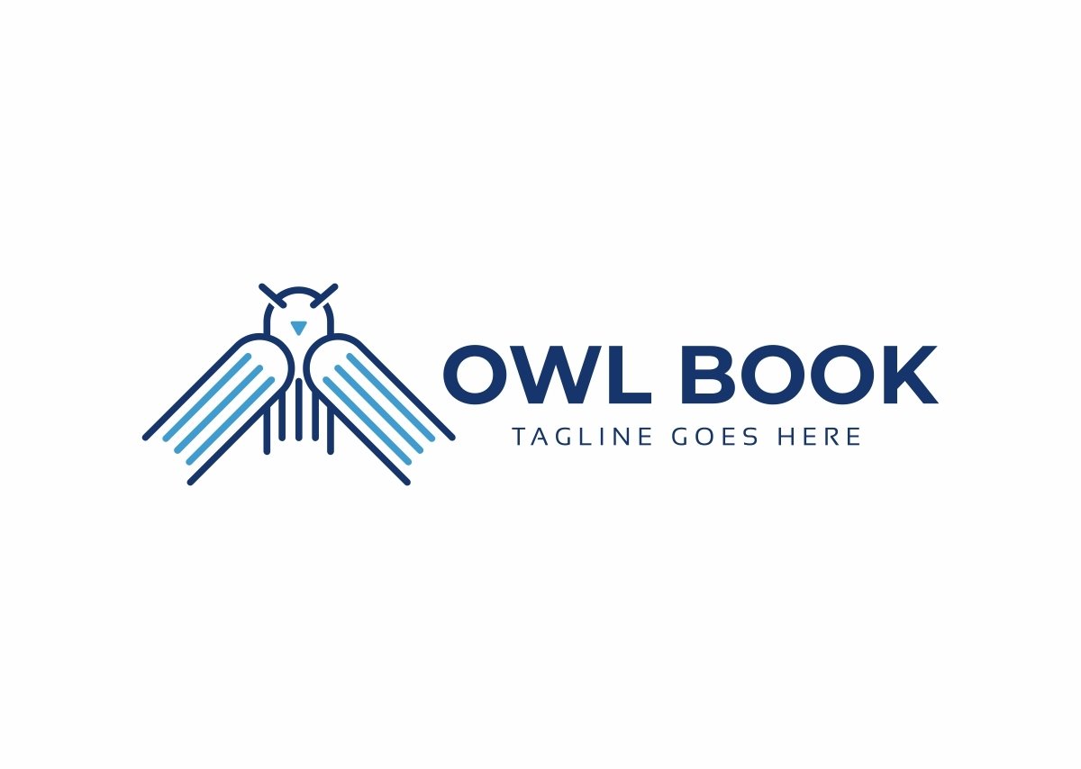A beautiful logo with an owl.