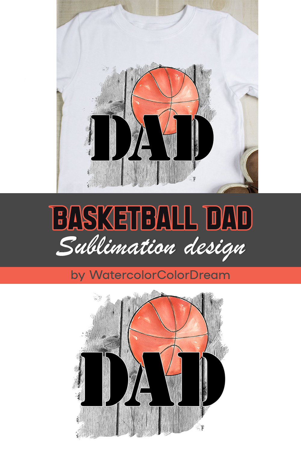 Basketball dad sublimation design of pinterest.