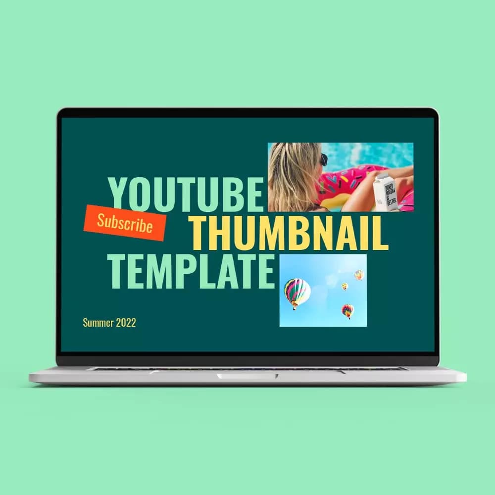 Blank Youtube Thumbnail Templates Preview image.