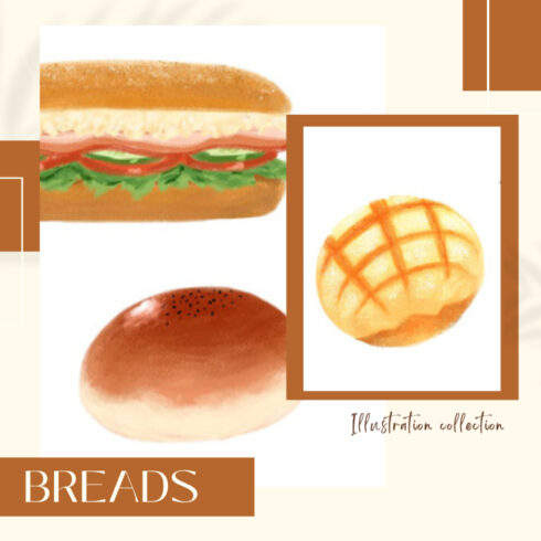 Image of hotdog burger and buns.
